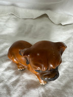 Chien en céramique