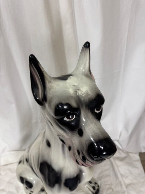 Chien en céramique