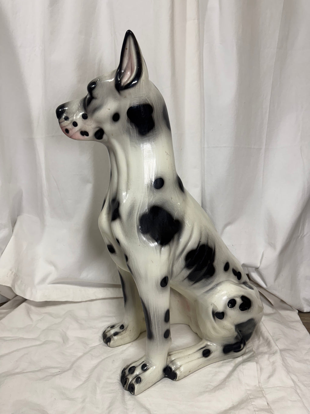 Chien en céramique