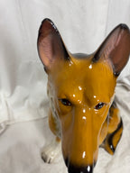 Chien en céramique