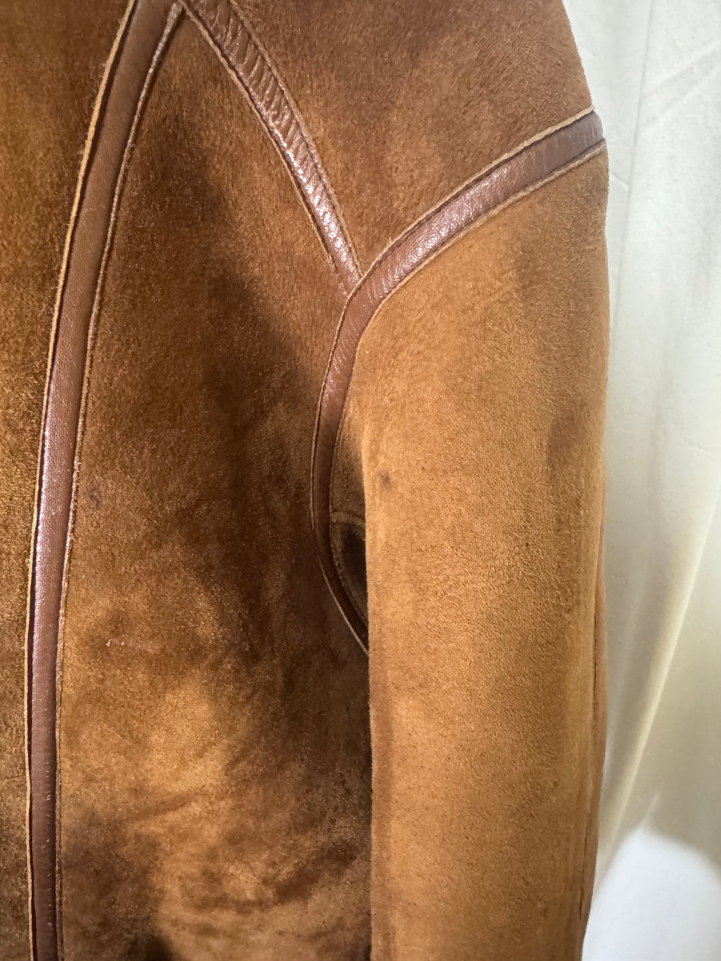 Manteau en peau lainée