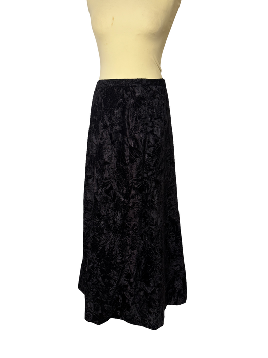 Jupe longue en velours