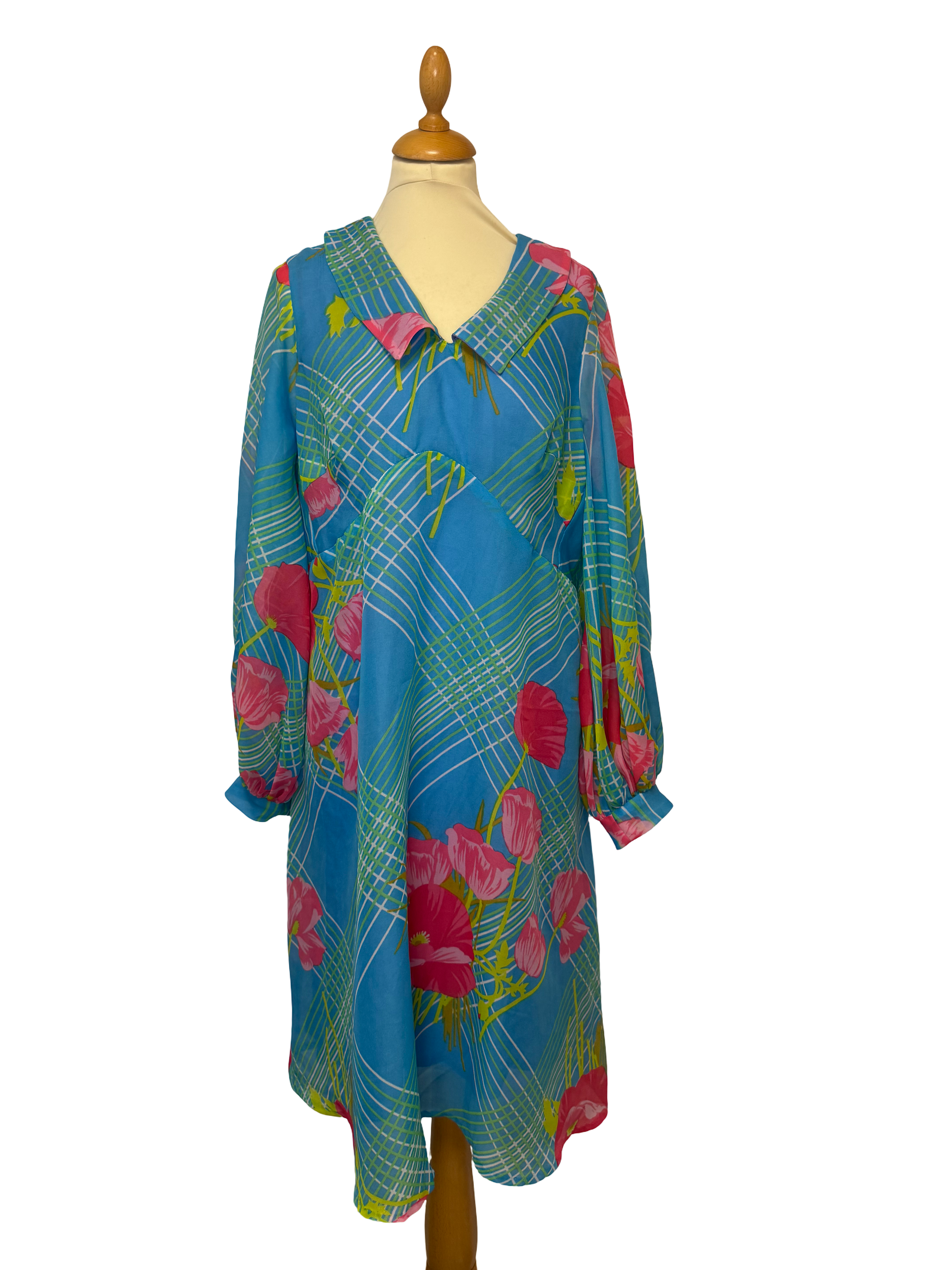 Robe à fleurs 70s