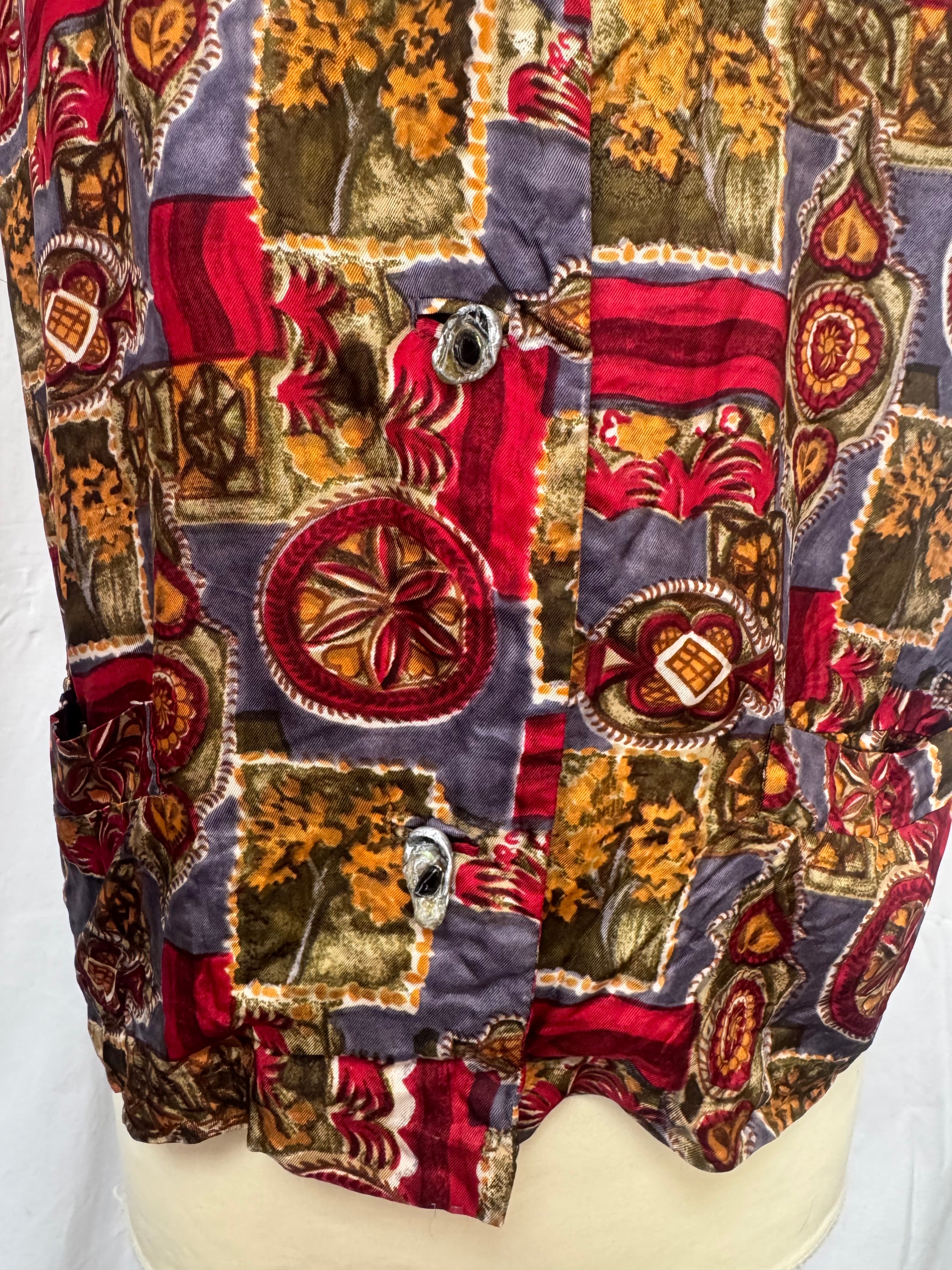 Chemise à motifs