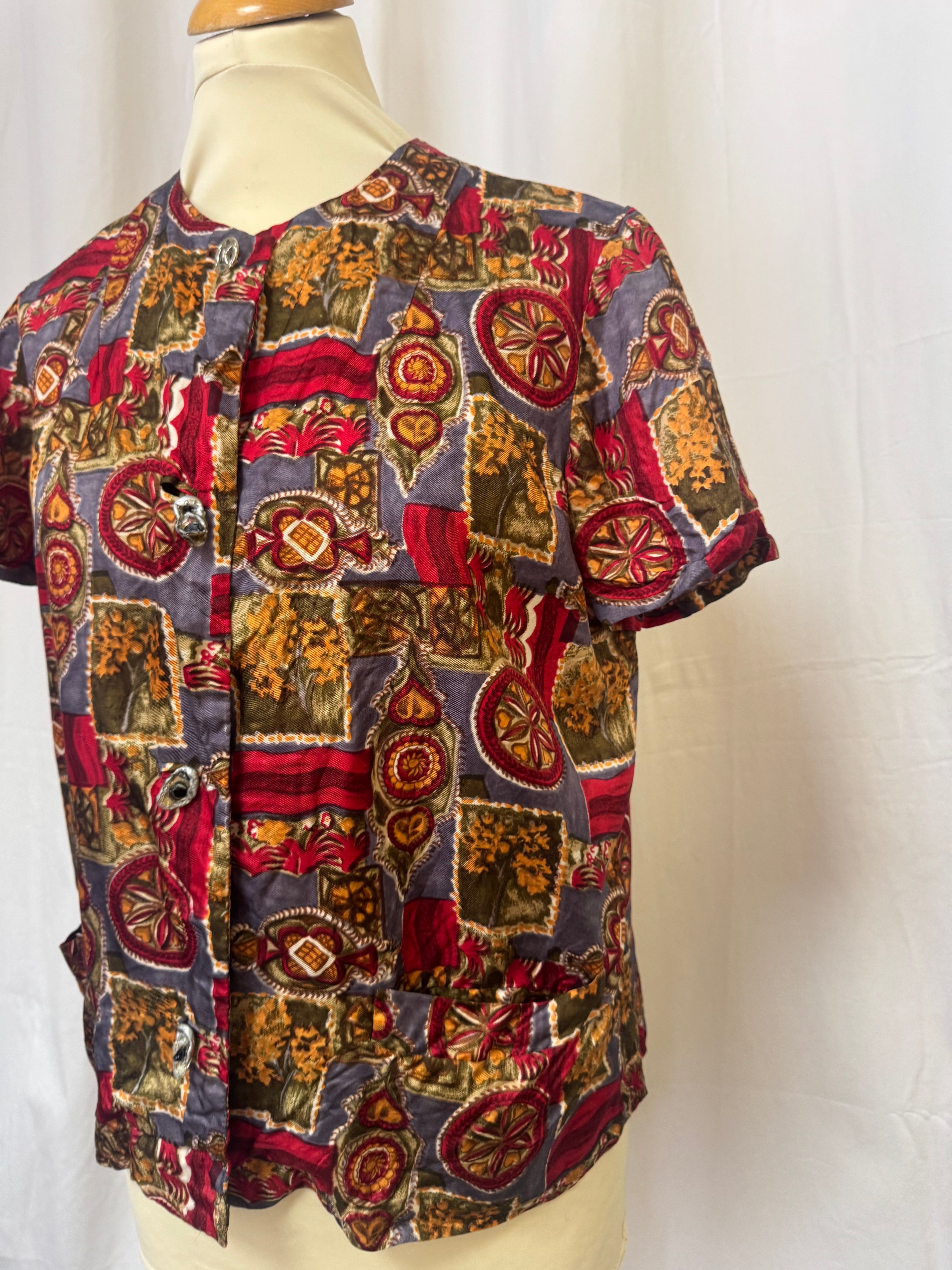 Chemise à motifs