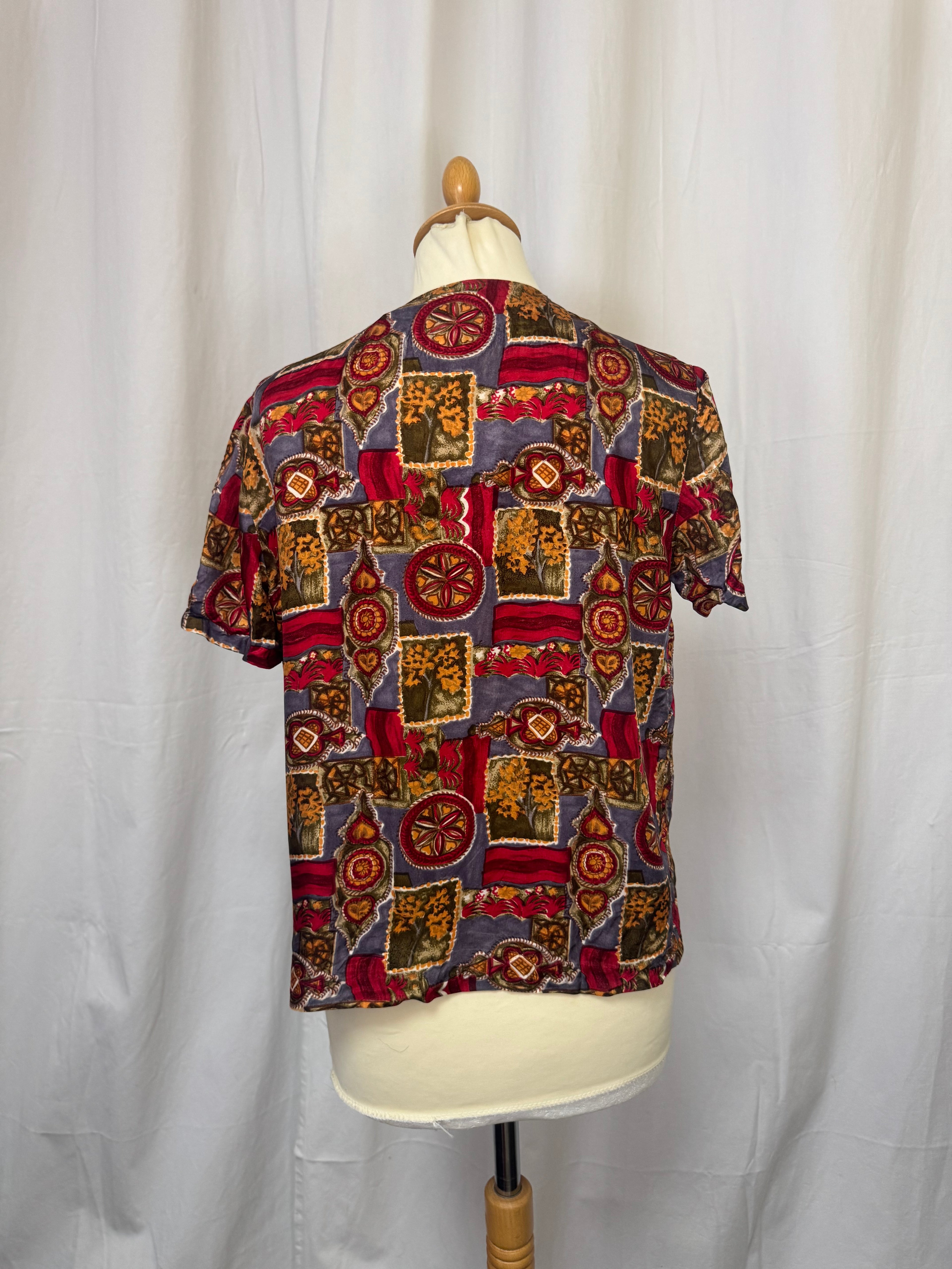 Chemise à motifs