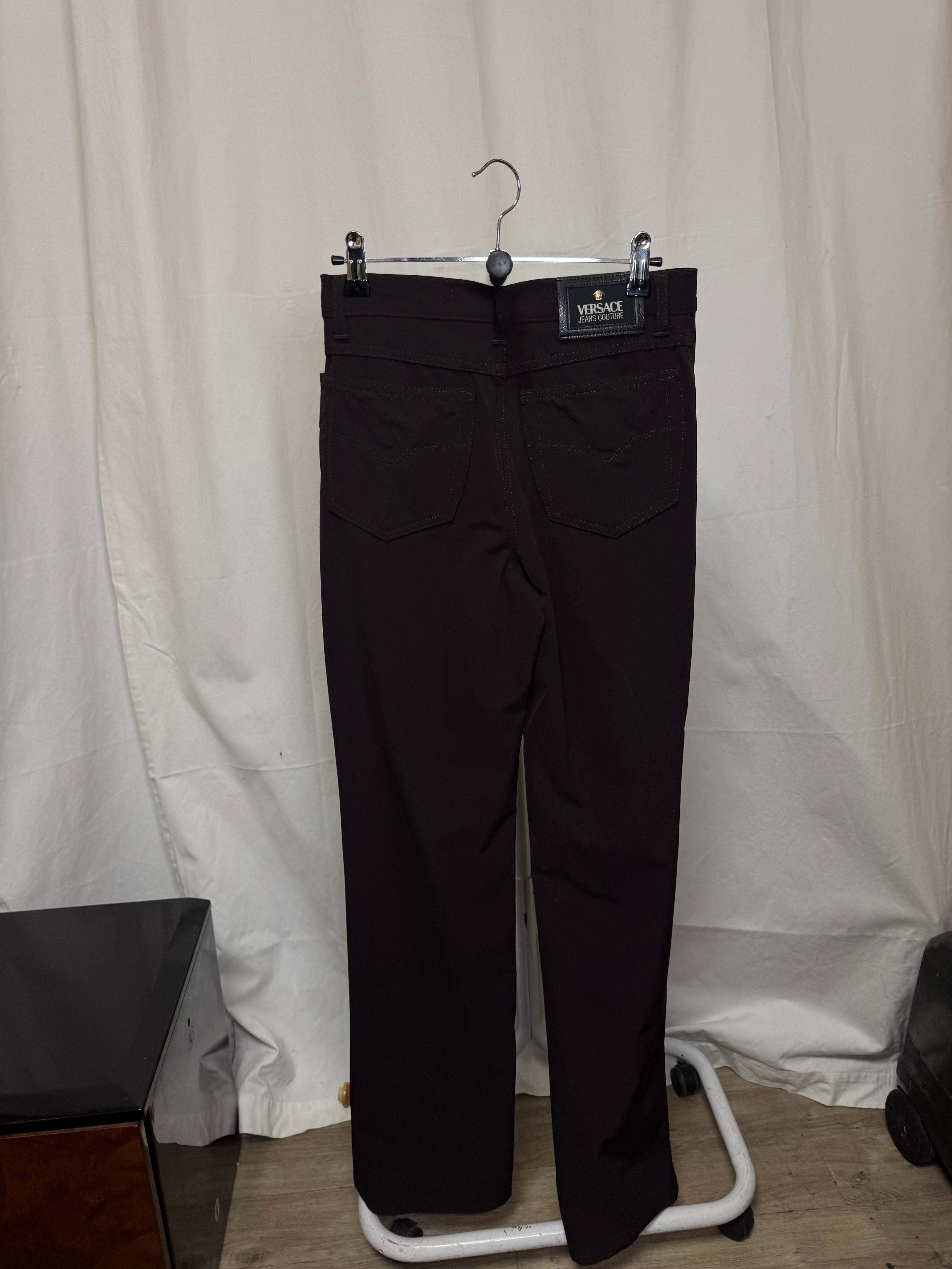 Pantalon marron Versace