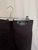 Pantalon marron Versace