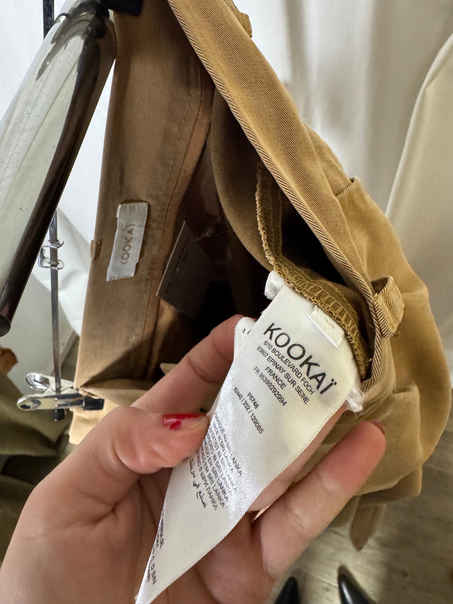 Pantalon beige Kookai