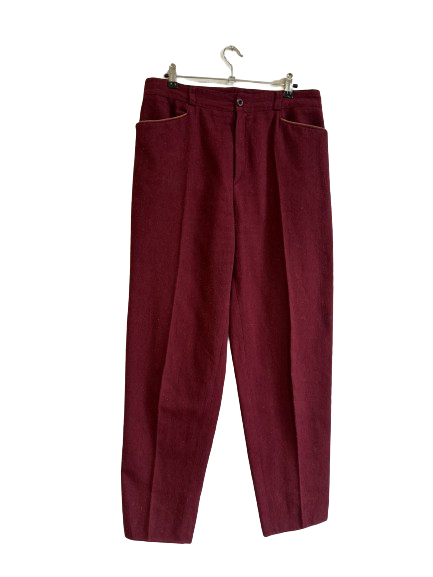 Pantalon bordeaux