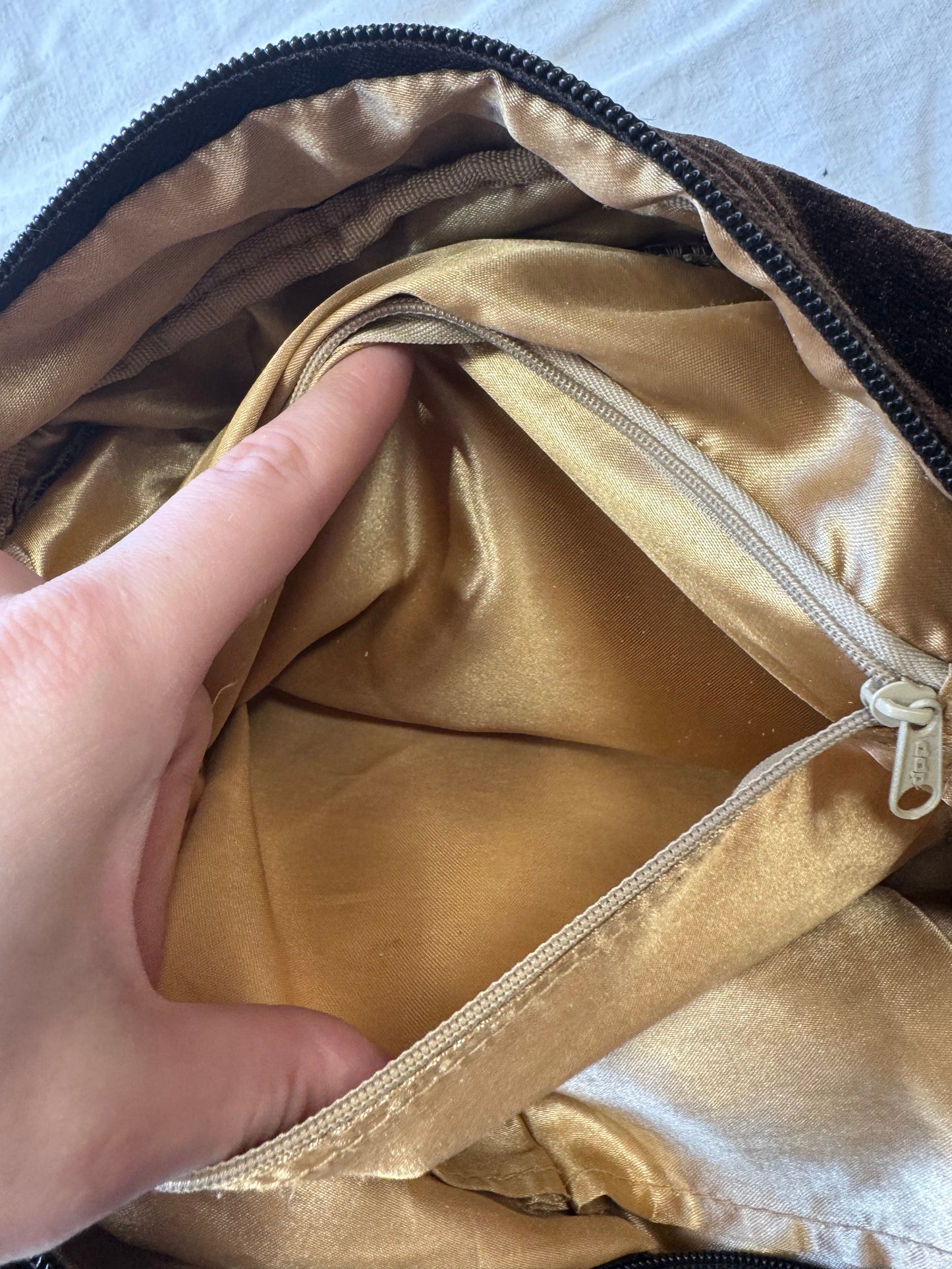 Sac à main en velours DDP