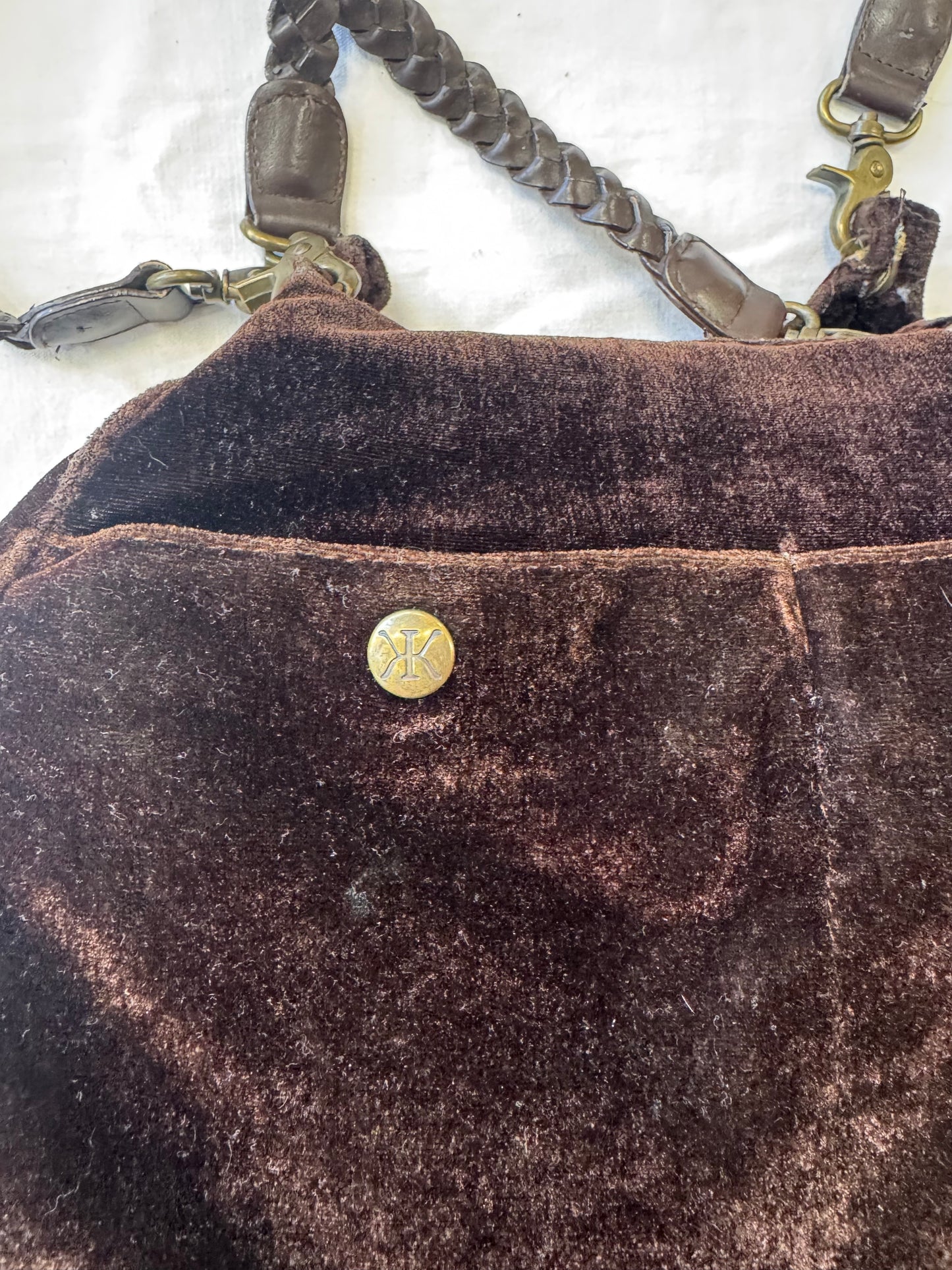 Sac à main en velours DDP