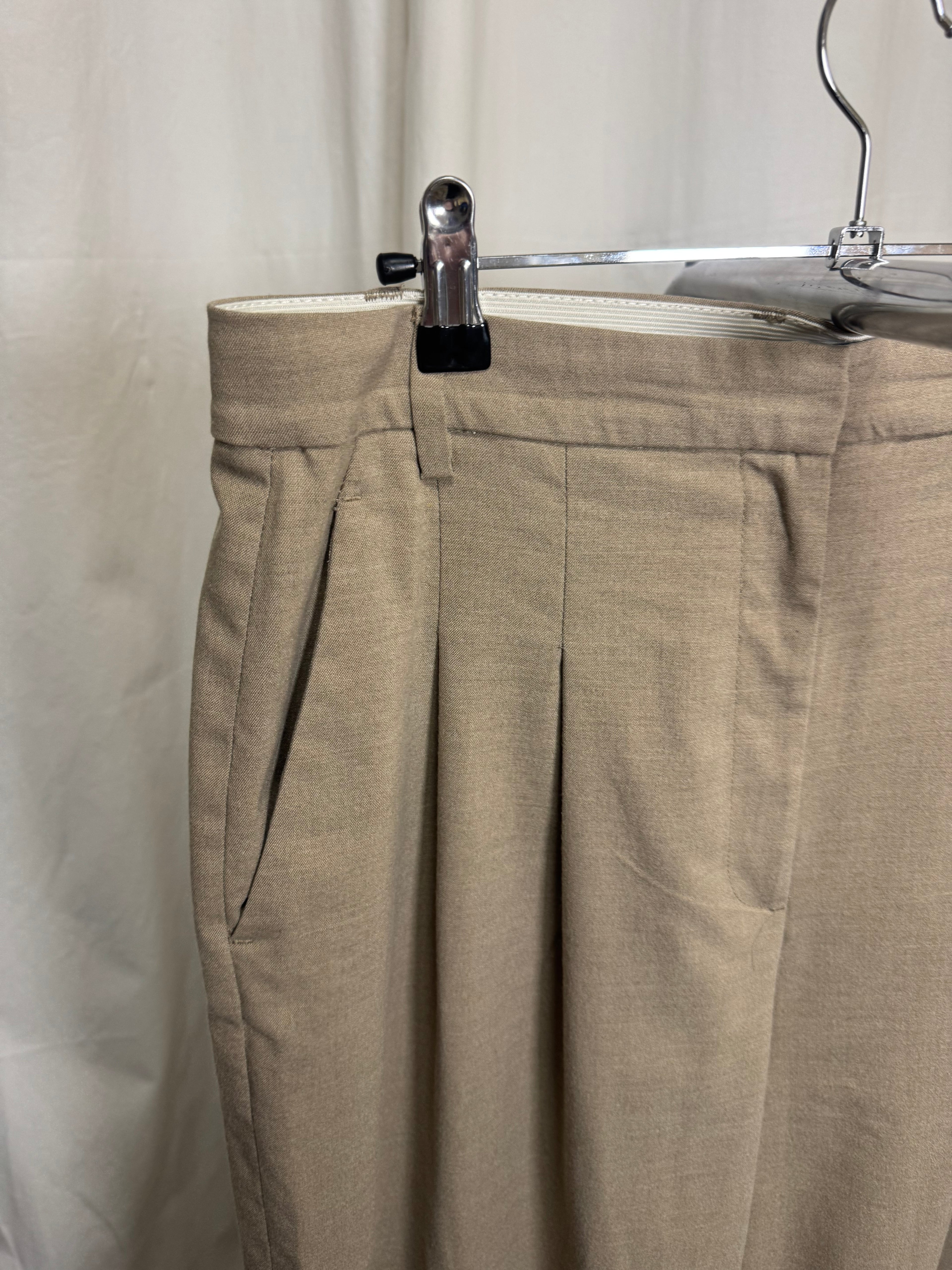 Pantalon de costume beige