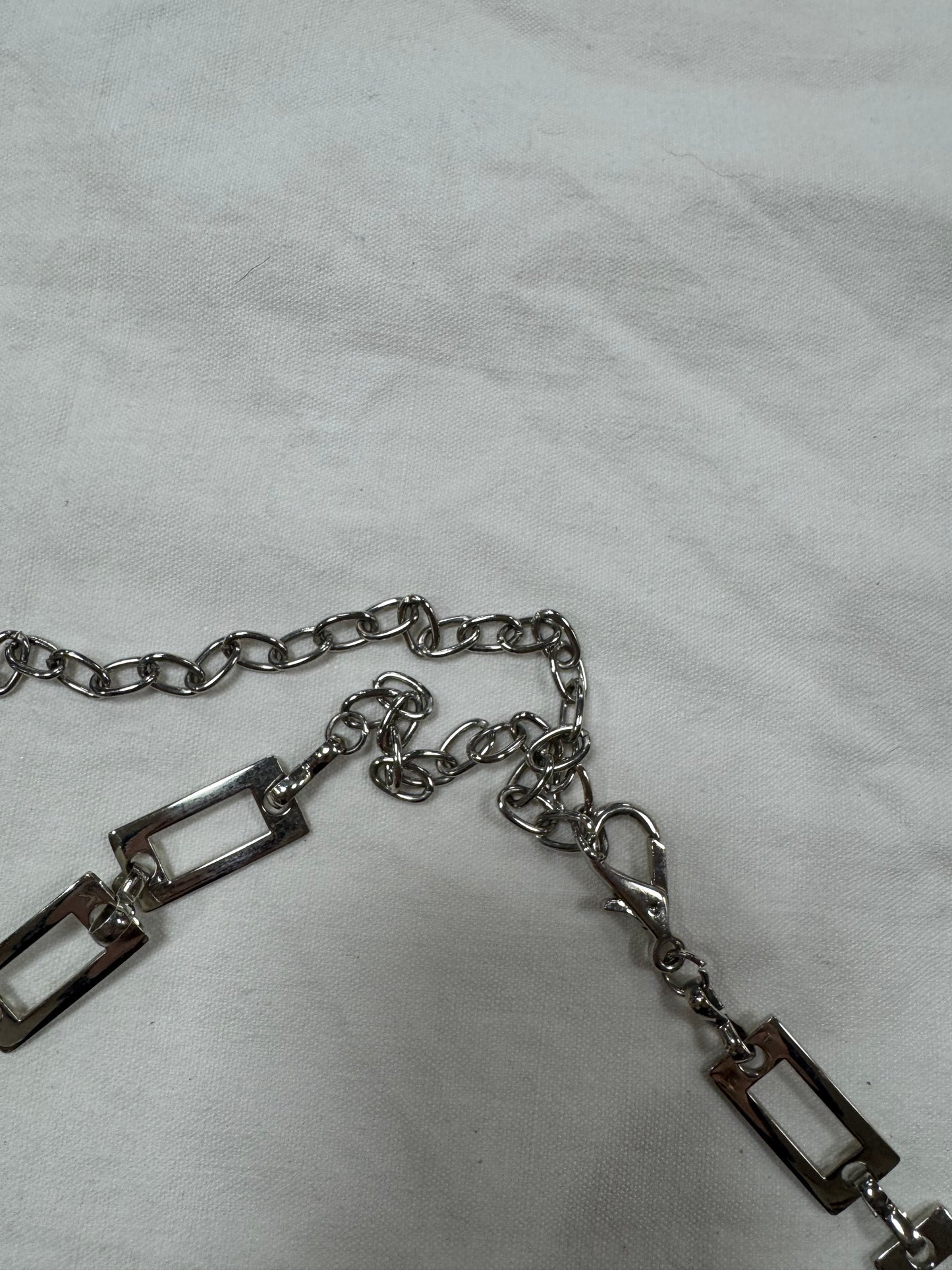 Ceinture chaine argenté