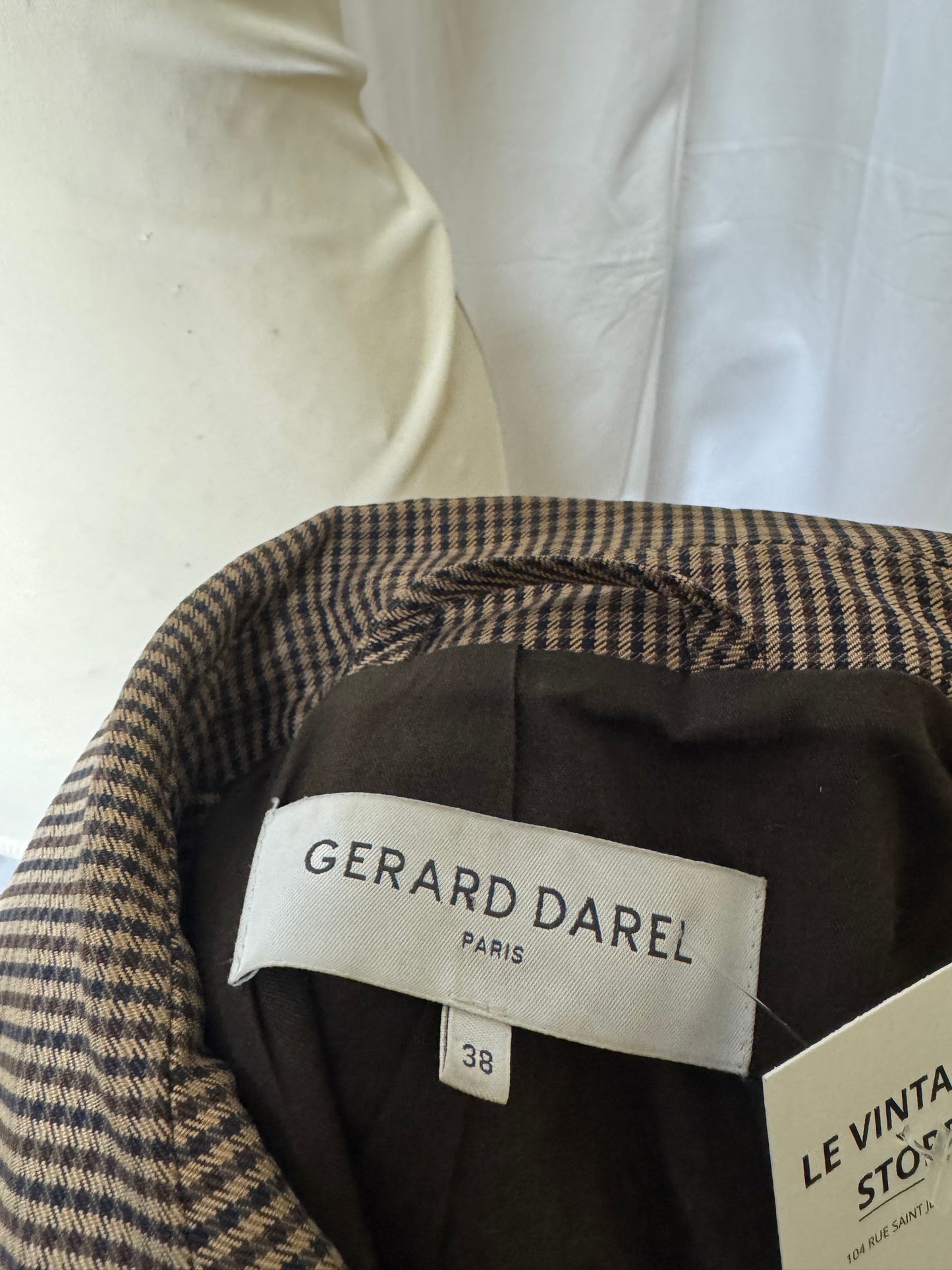 Trench à carreaux Gérard Darel