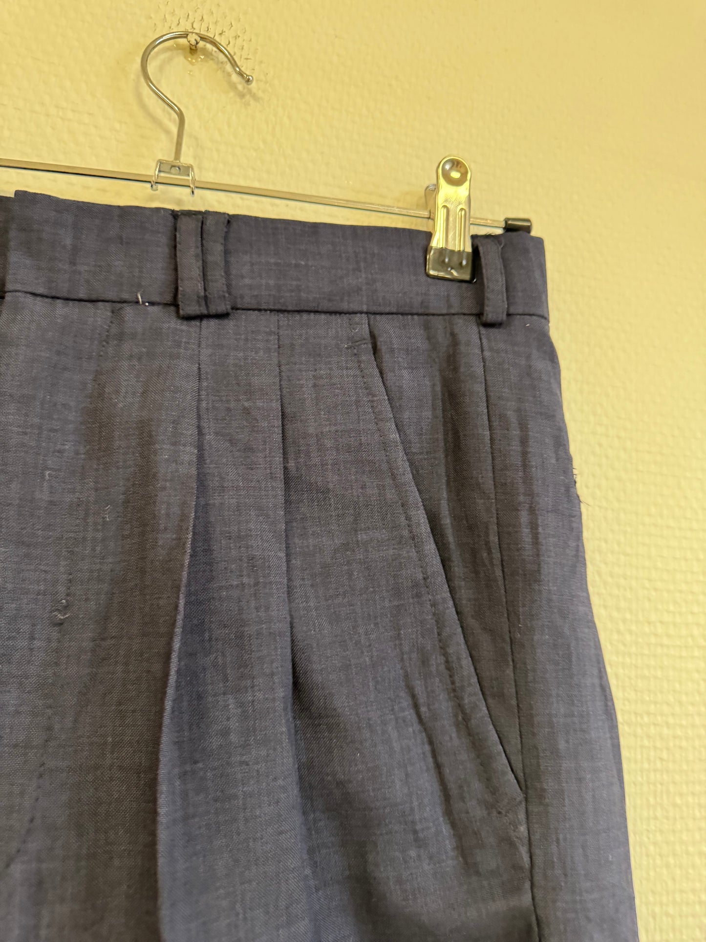 Pantalon à pince bleu