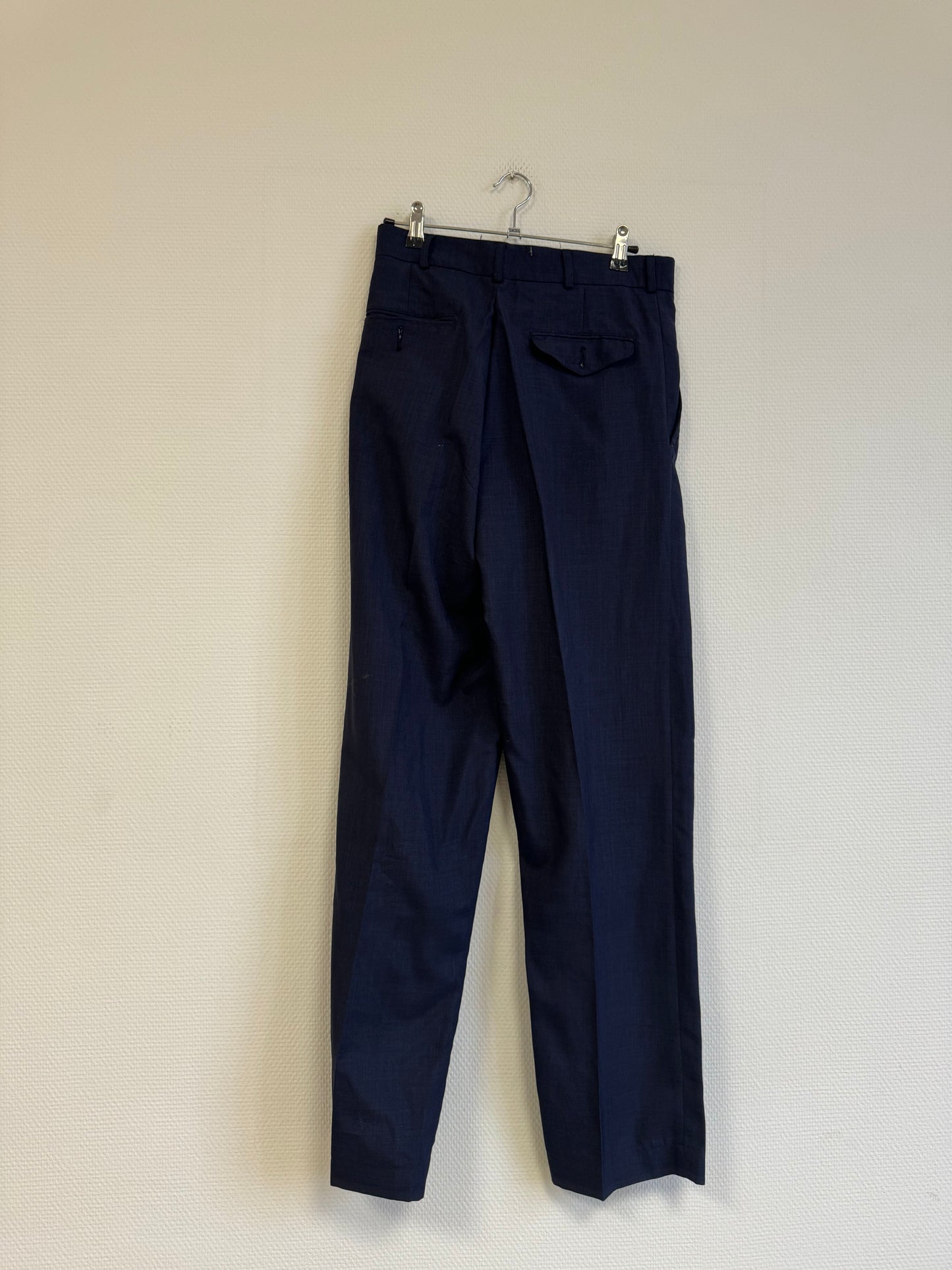 Pantalon à pince bleu