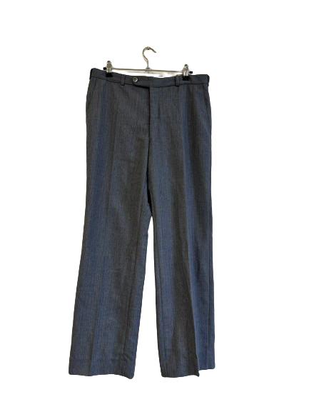 Pantalon gris à rayure