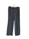 Pantalon gris à rayure