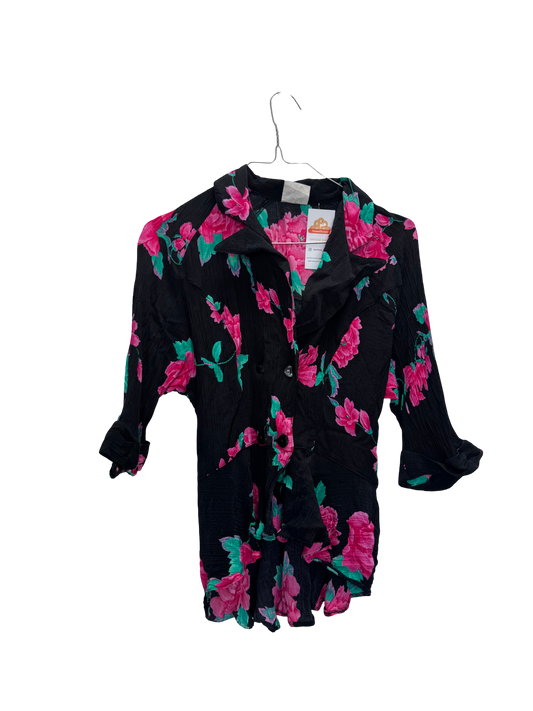 Blouse à fleurs