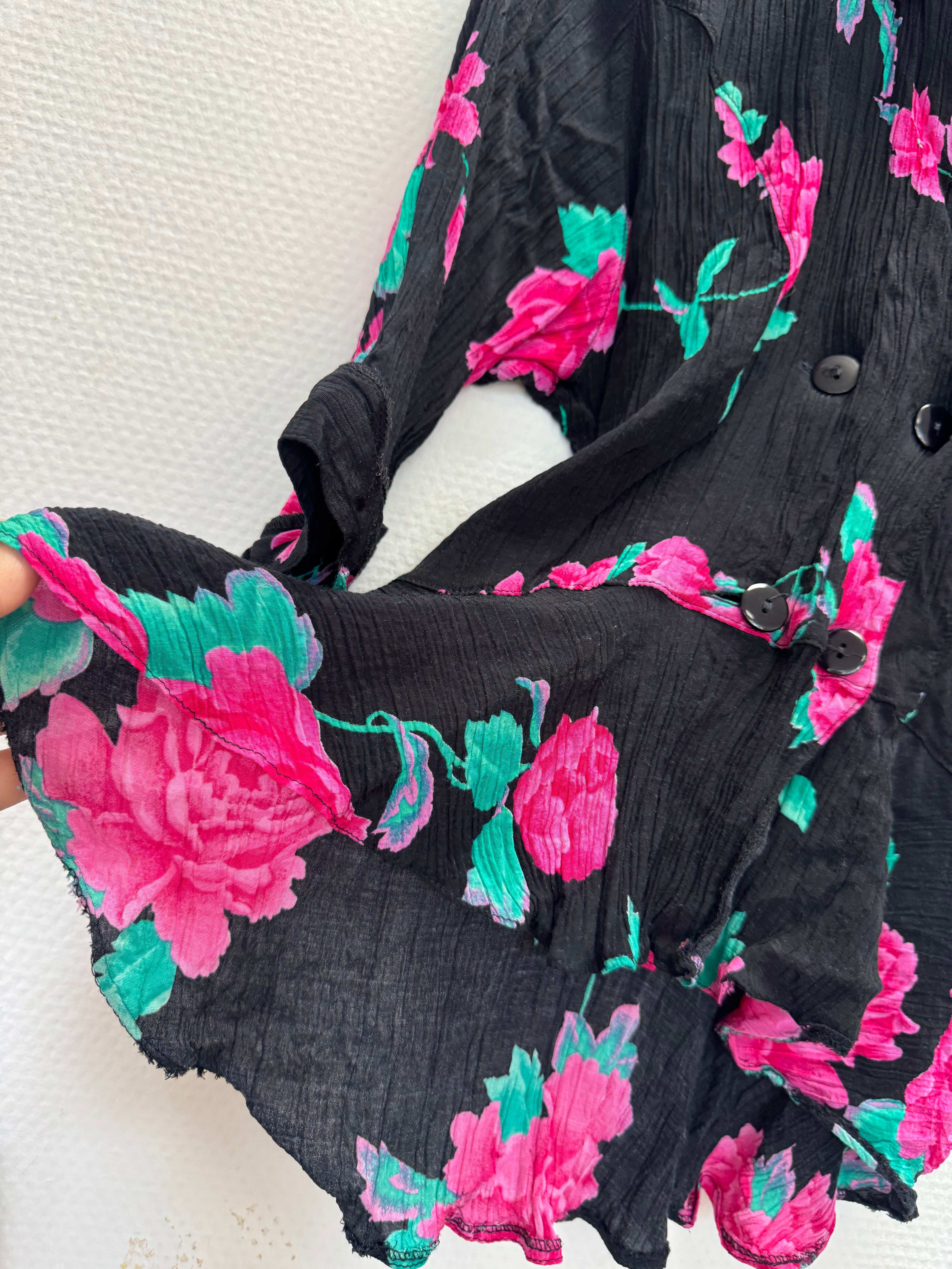 Blouse à fleurs