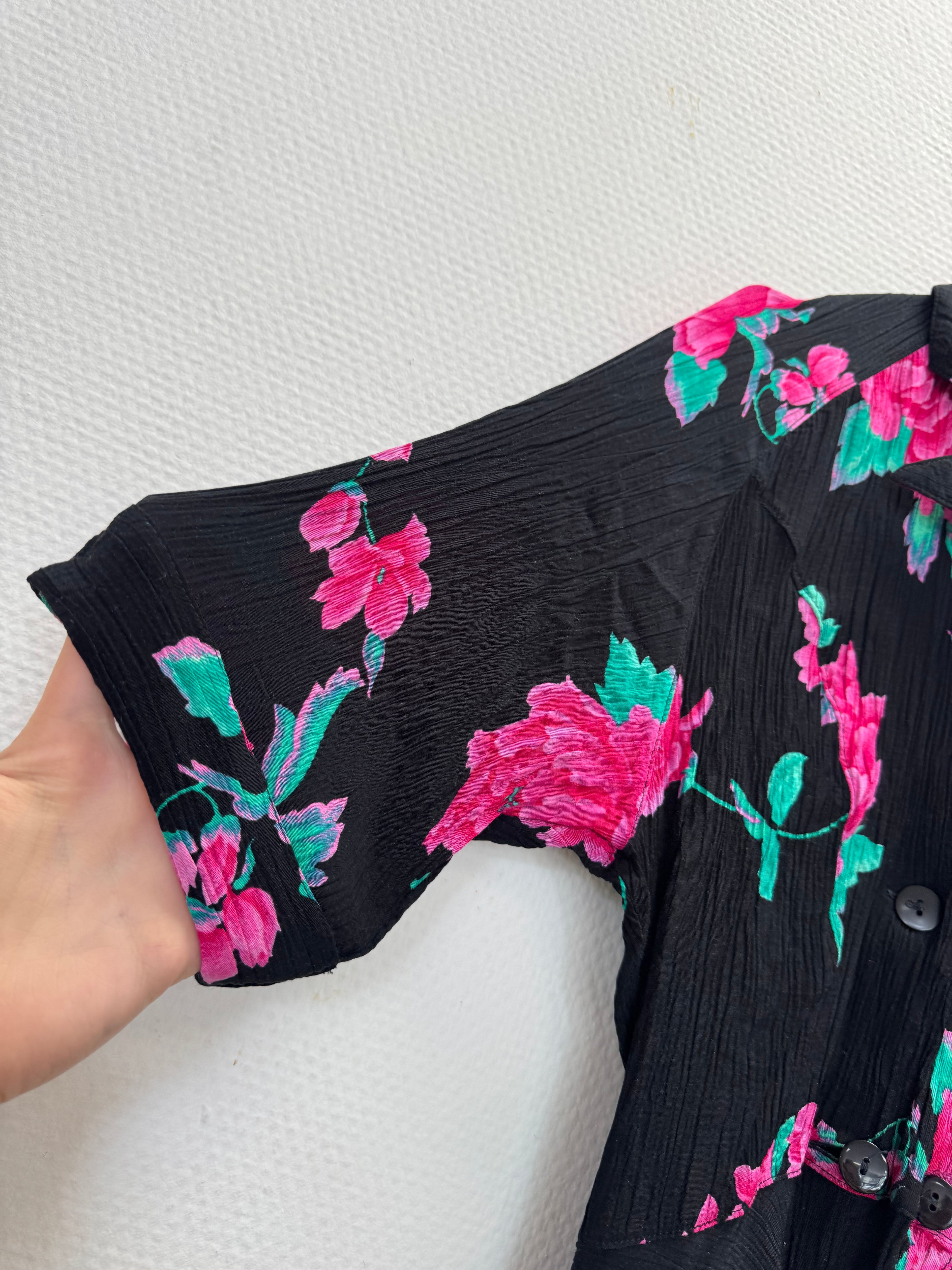 Blouse à fleurs