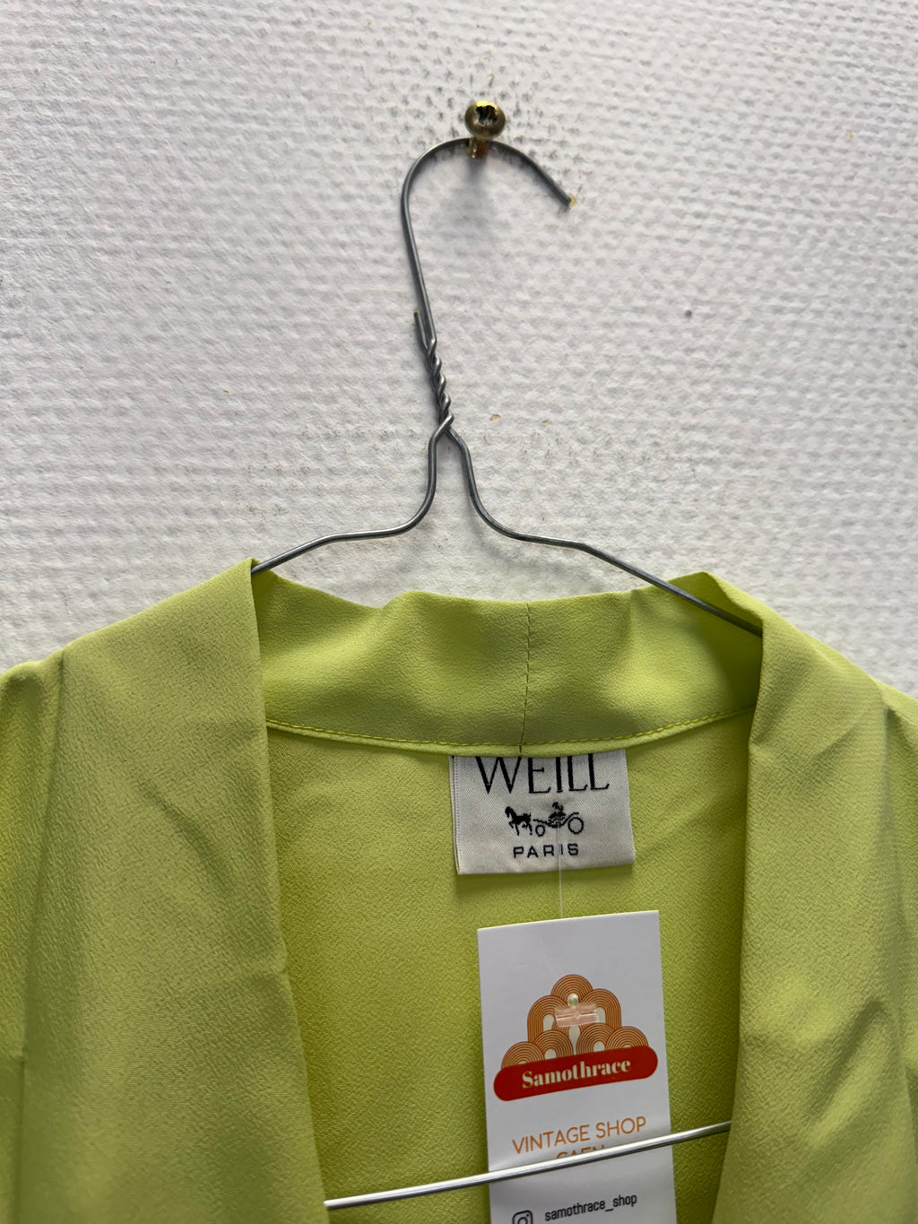 Chemise verte Weill