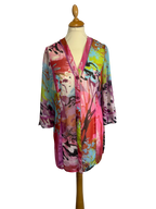 Chemise à motifs Y2K