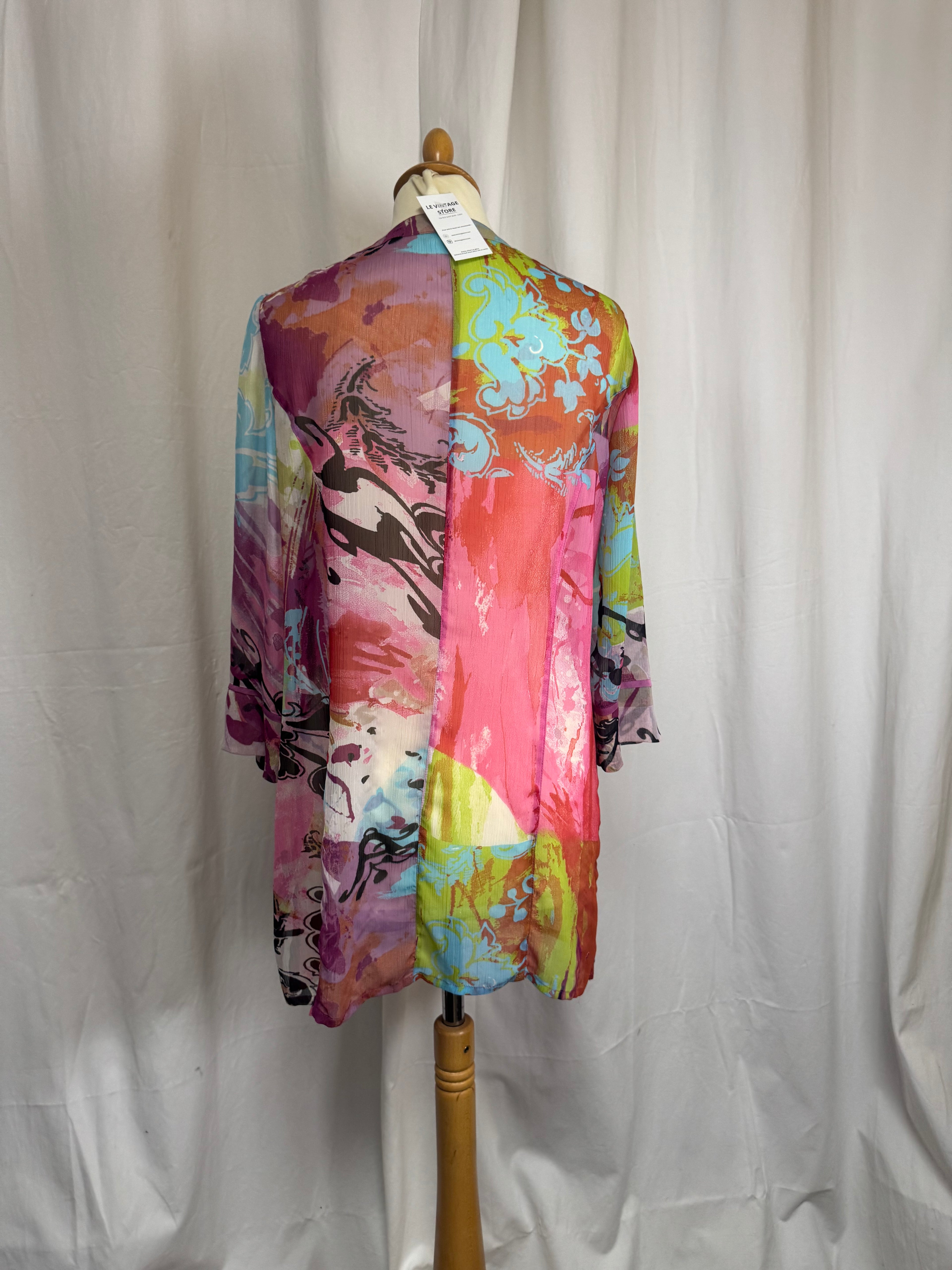 Chemise à motifs Y2K