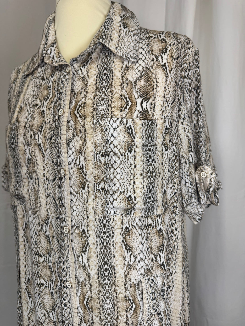 Robe imprimé python
