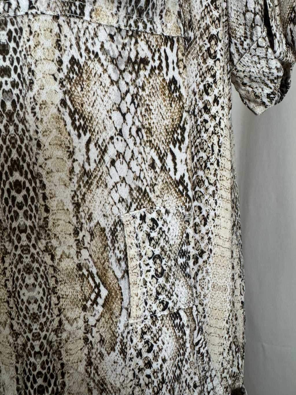 Robe imprimé python