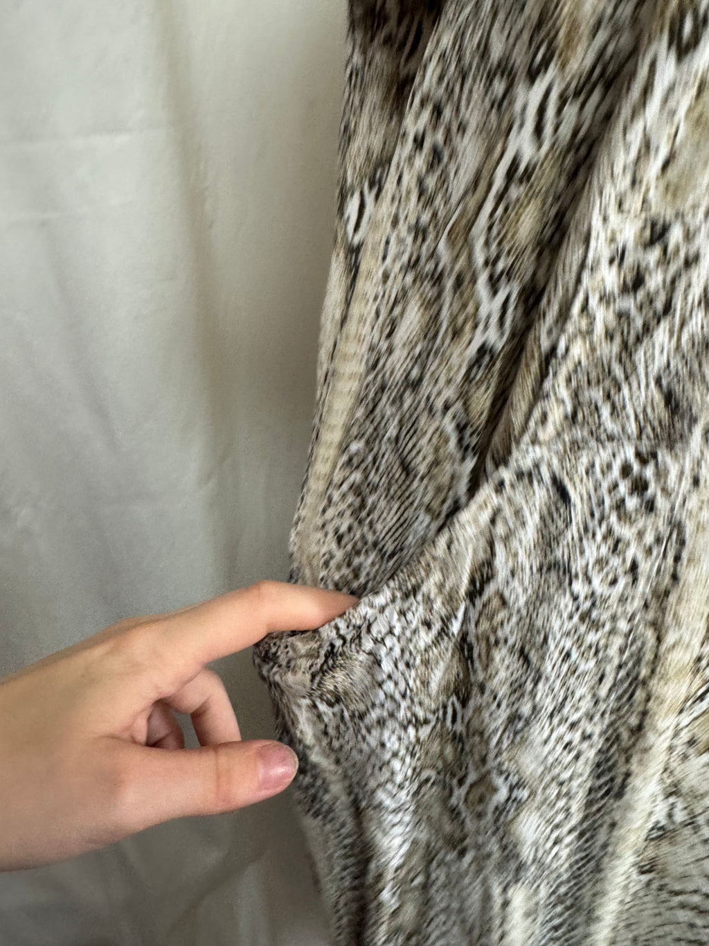 Robe imprimé python