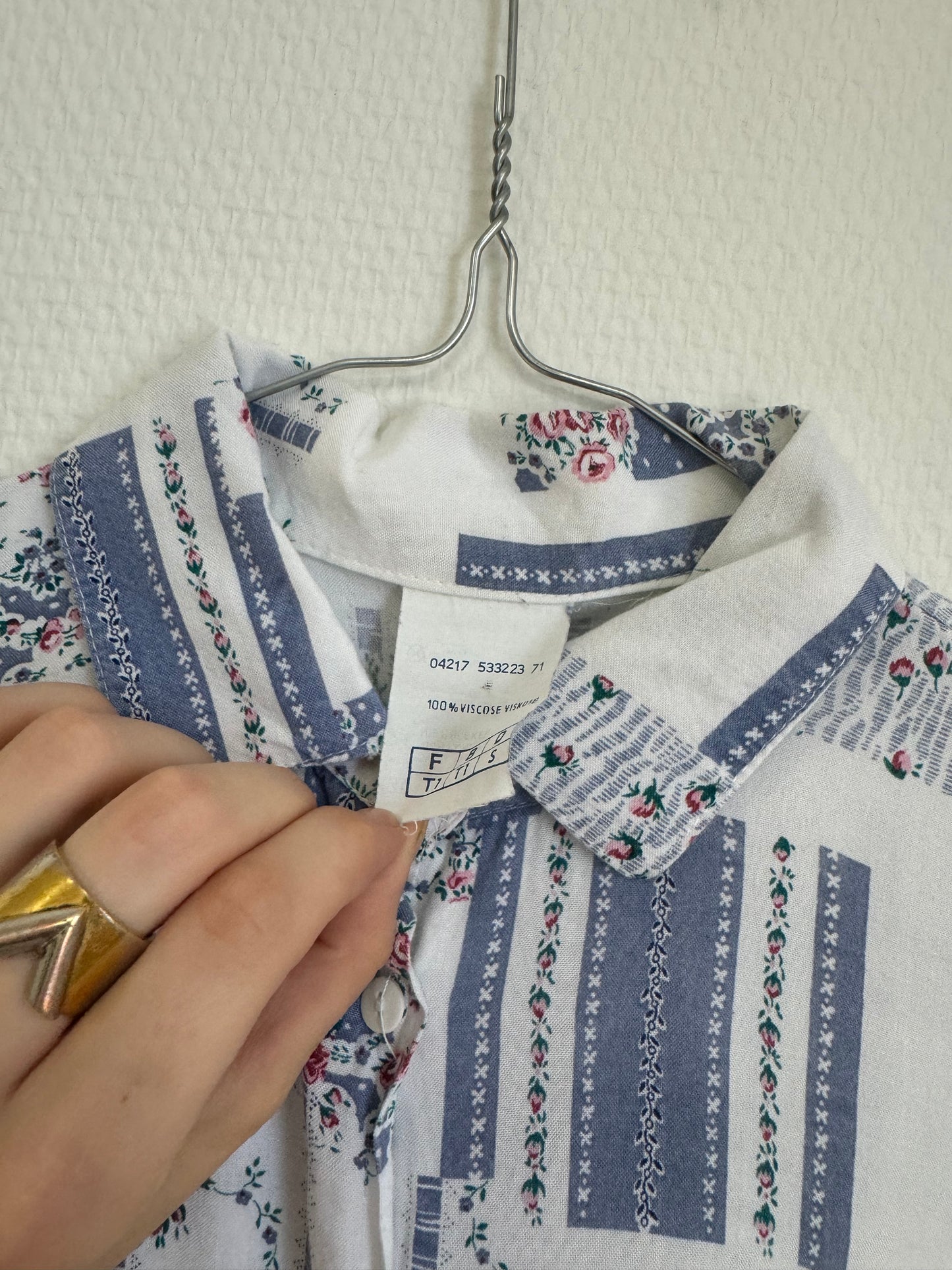 Chemise à fleurs