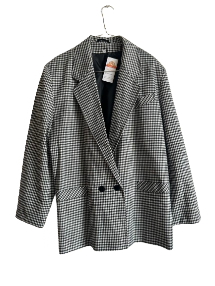 Veste de blazer vichy