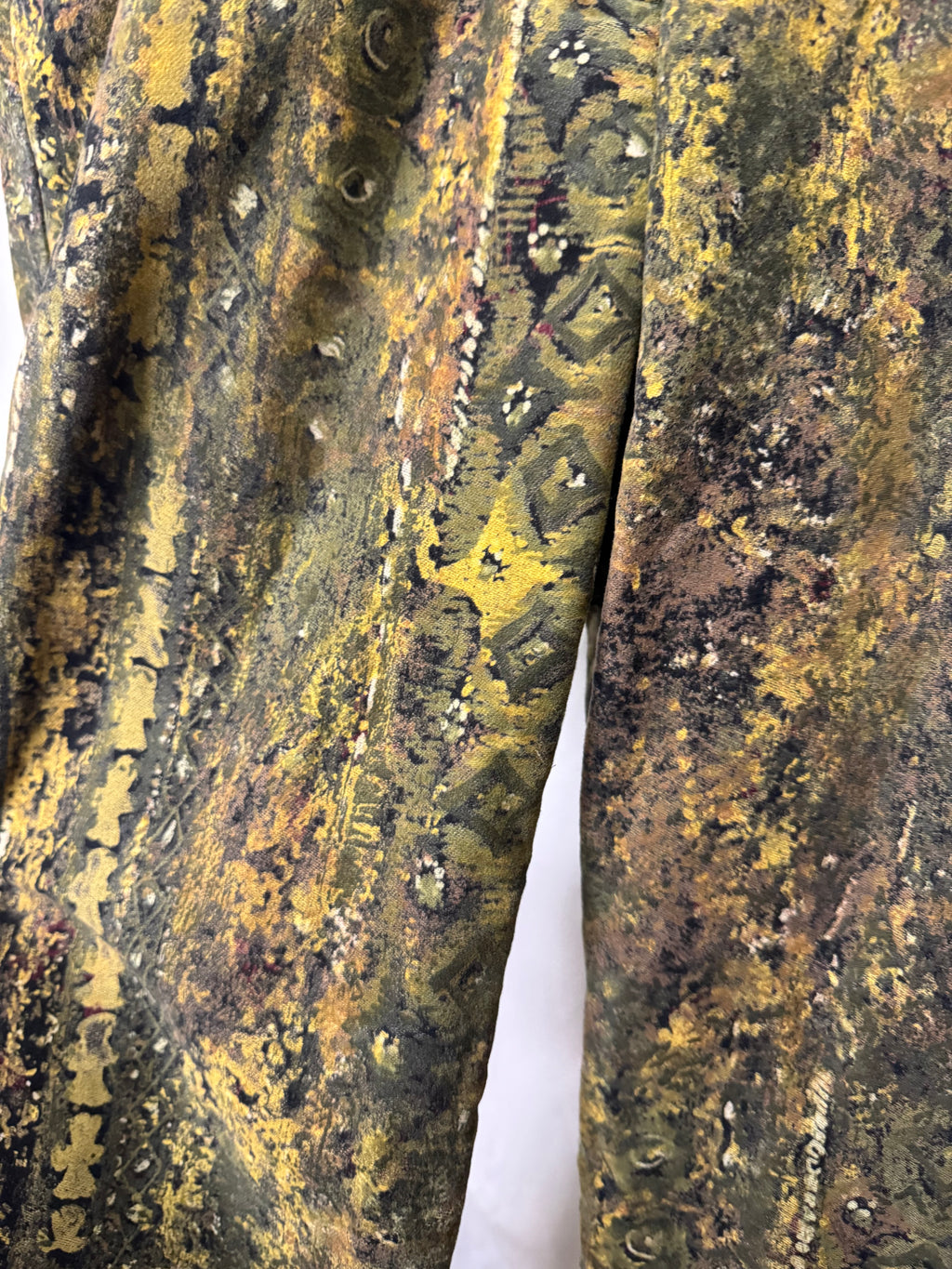 Pantalon ajustée à motifs