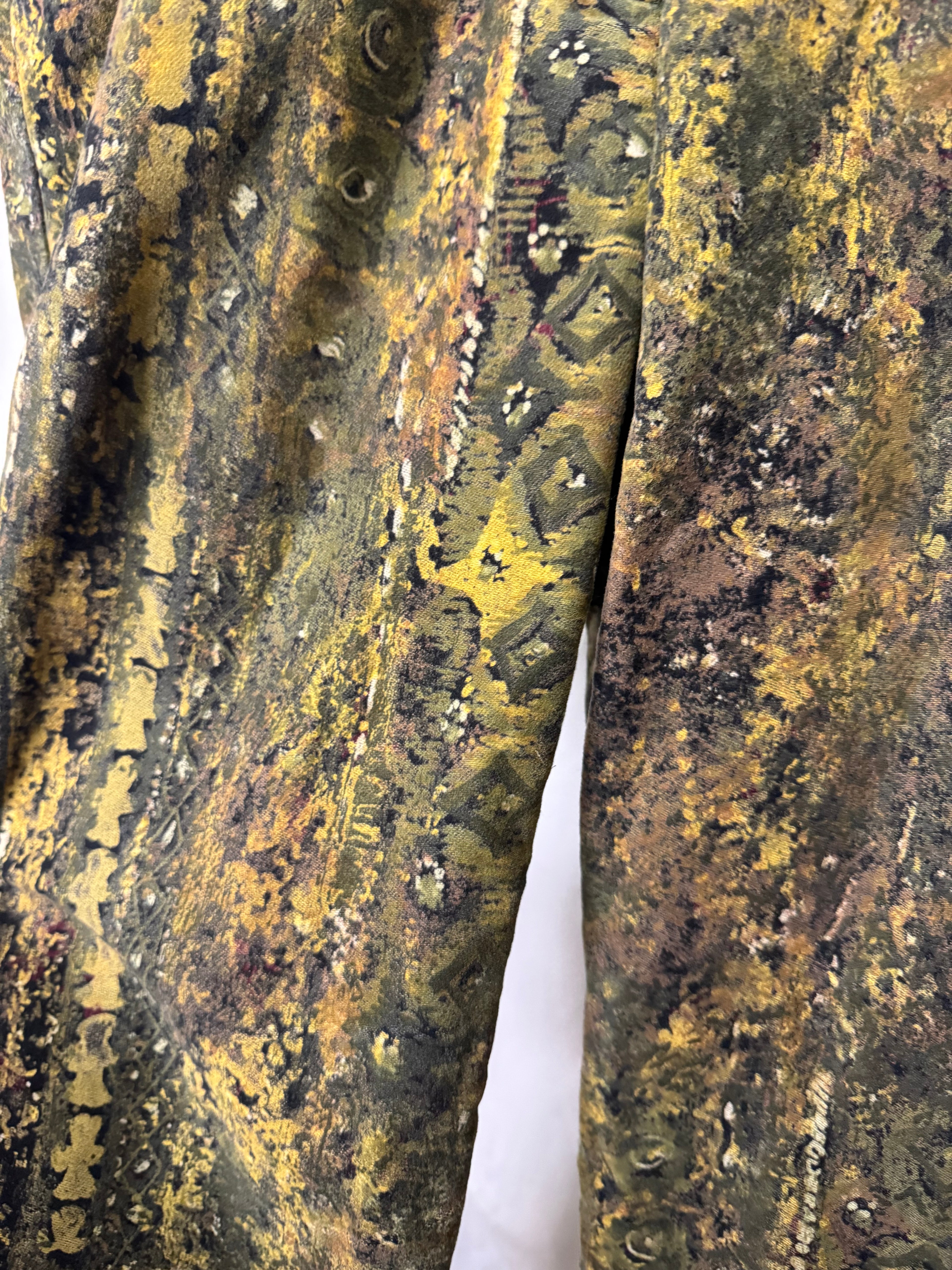 Pantalon ajustée à motifs