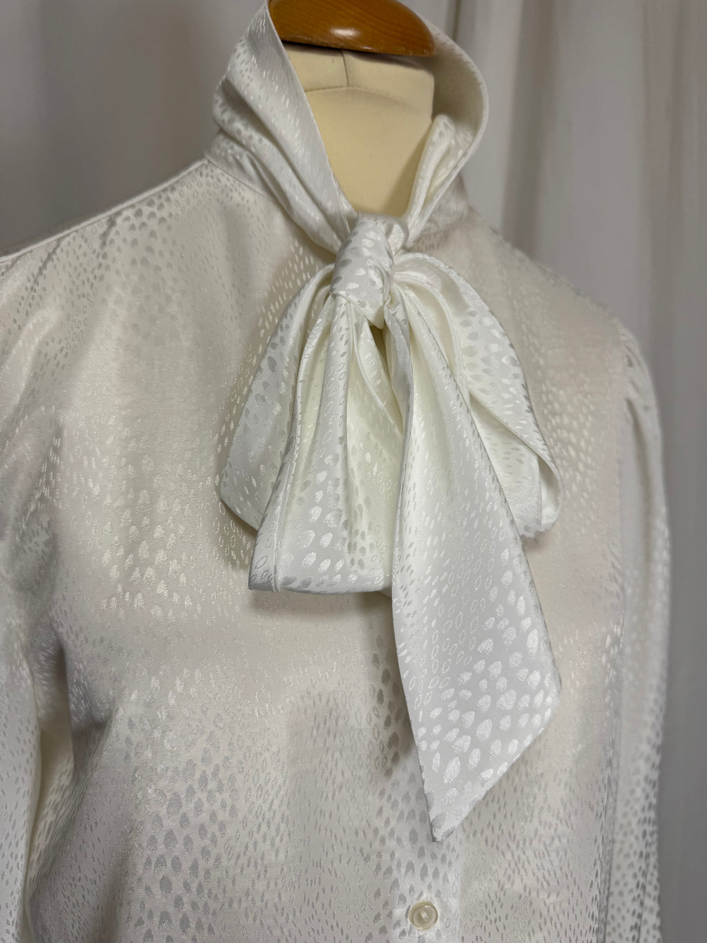 Chemise blanche 80s
