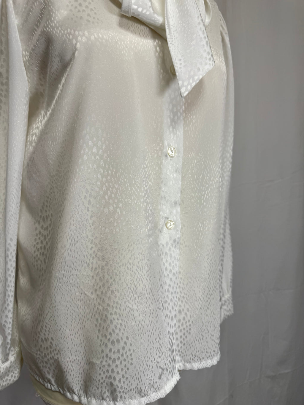 Chemise blanche 80s