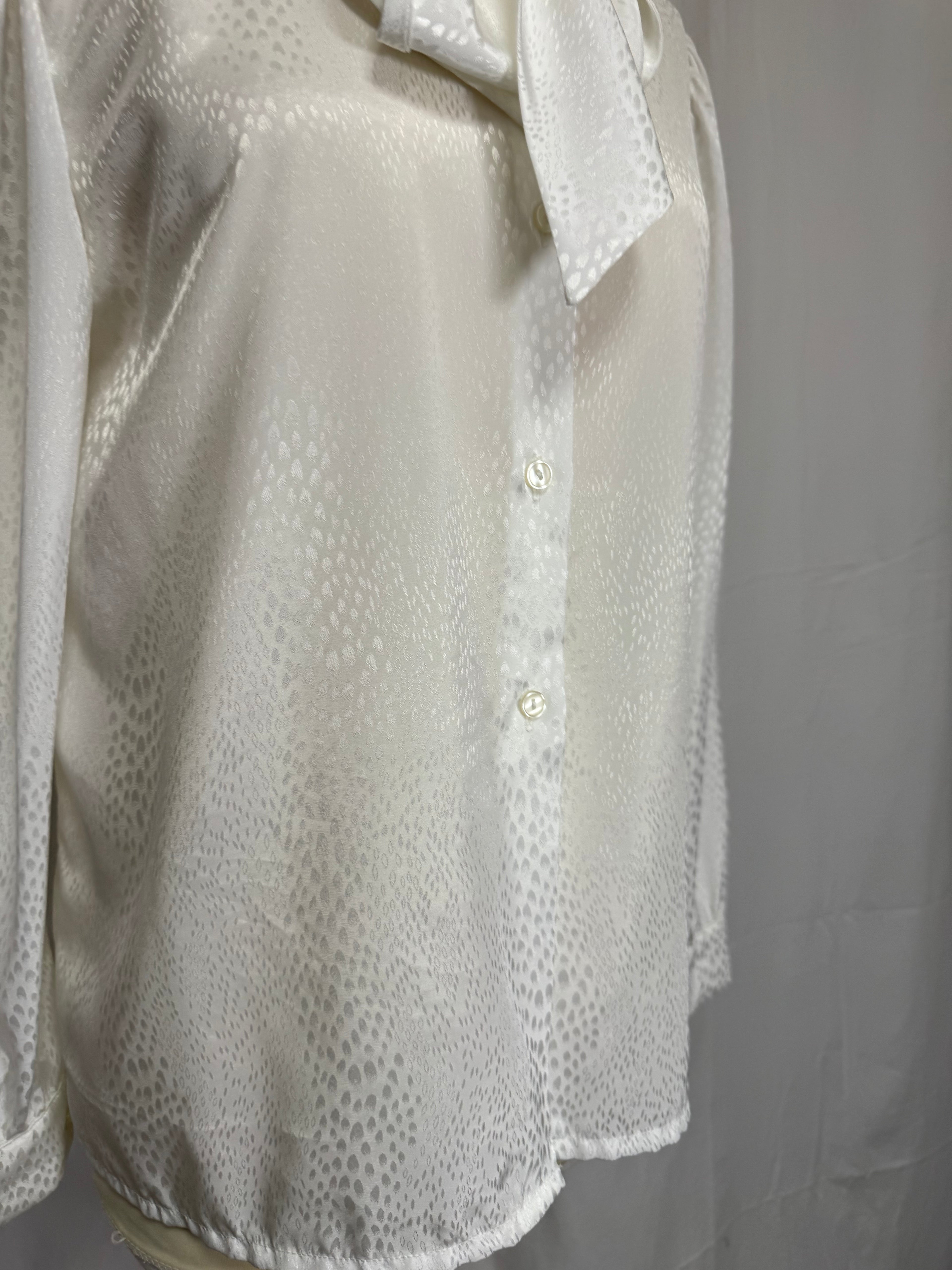 Chemise blanche 80s