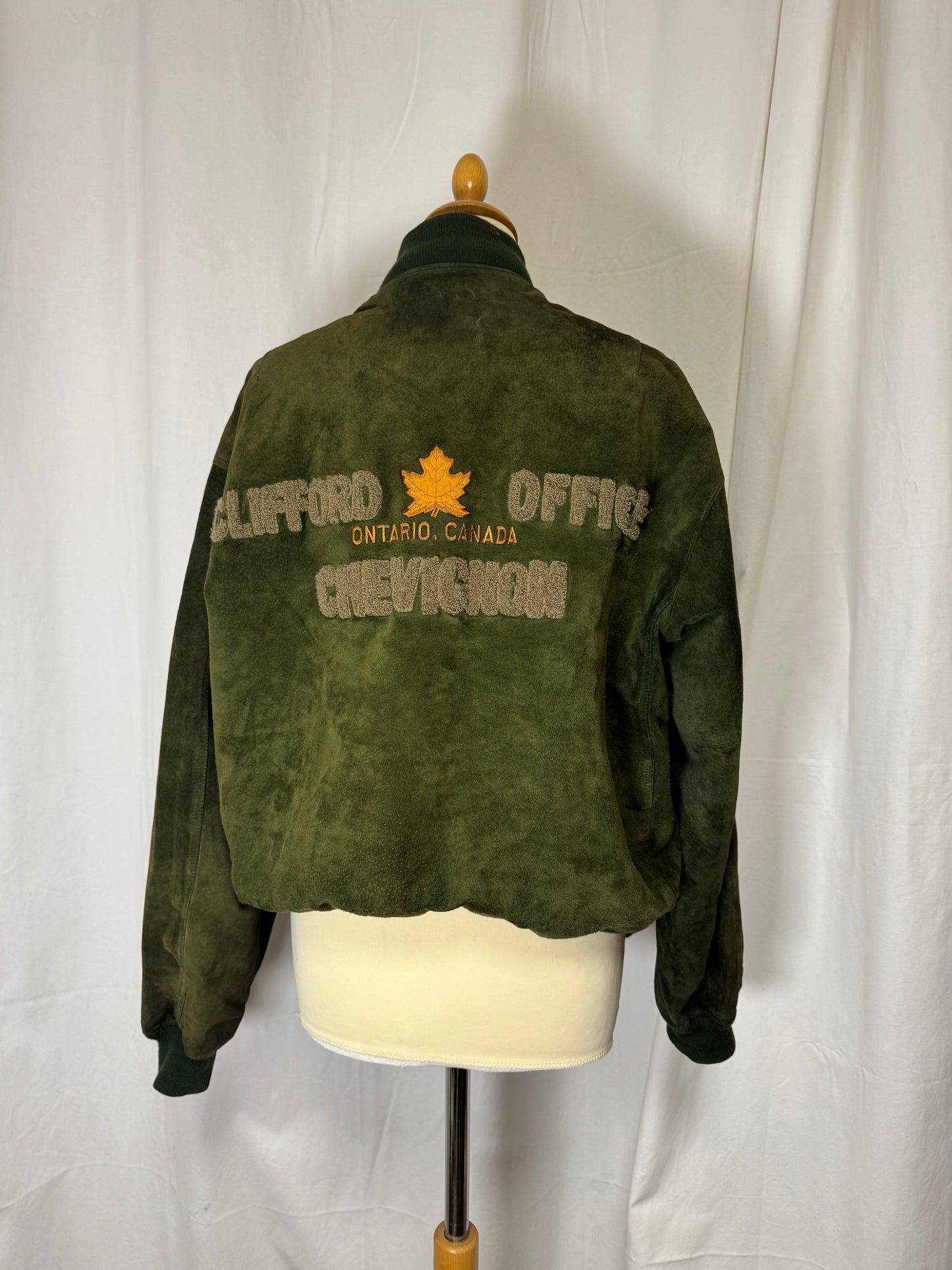 Veste en daim brodée Chevignon