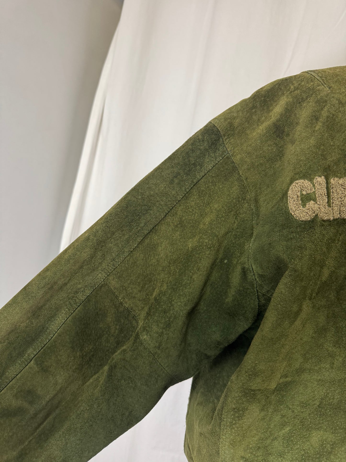 Veste en daim brodée Chevignon