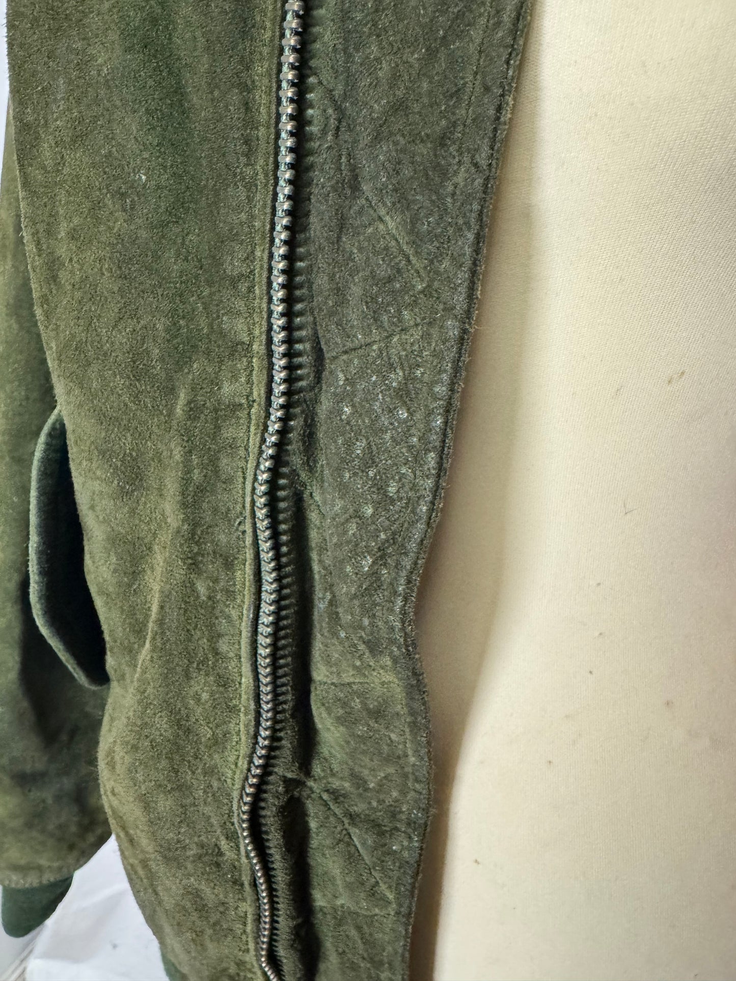 Veste en daim brodée Chevignon