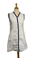 Robe blanche 70s