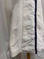 Robe blanche 70s
