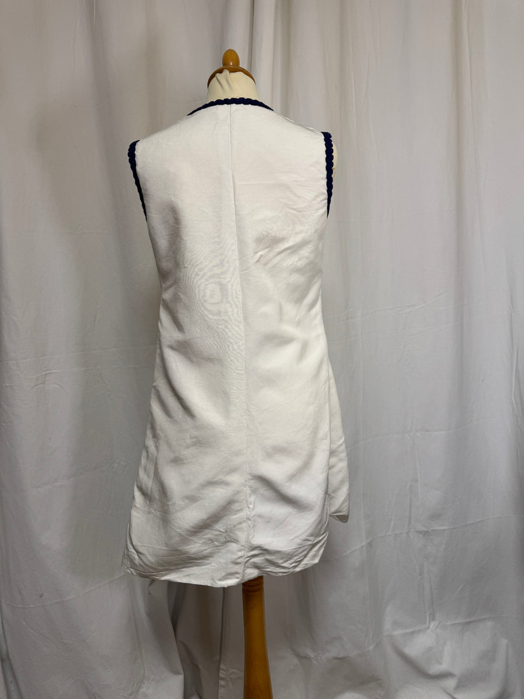 Robe blanche 70s