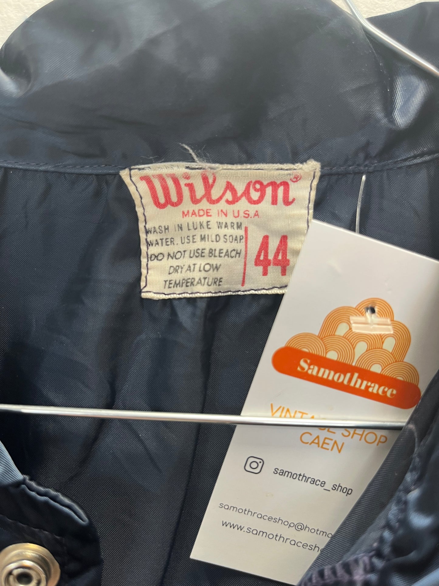 Blouson bleu marine