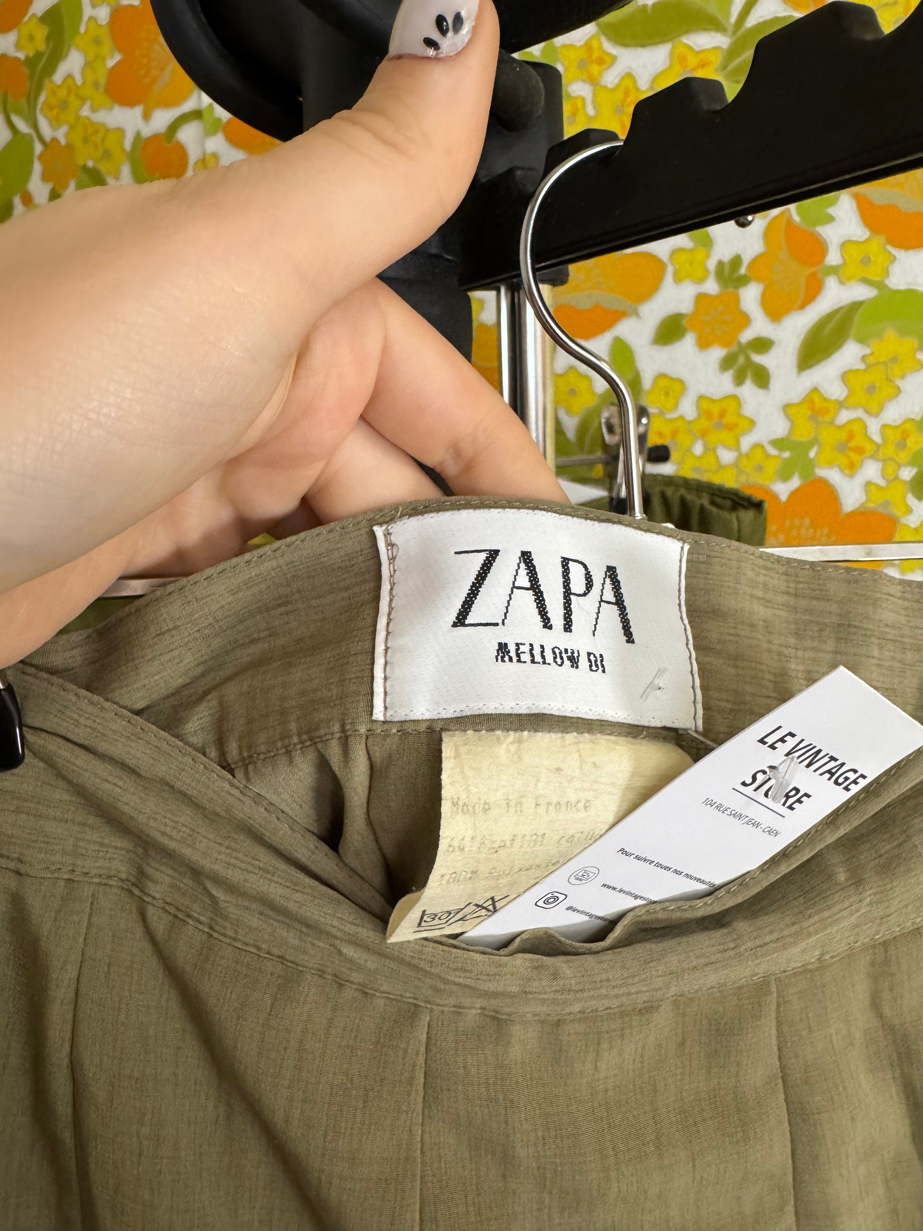 Jupe kaki Zapa