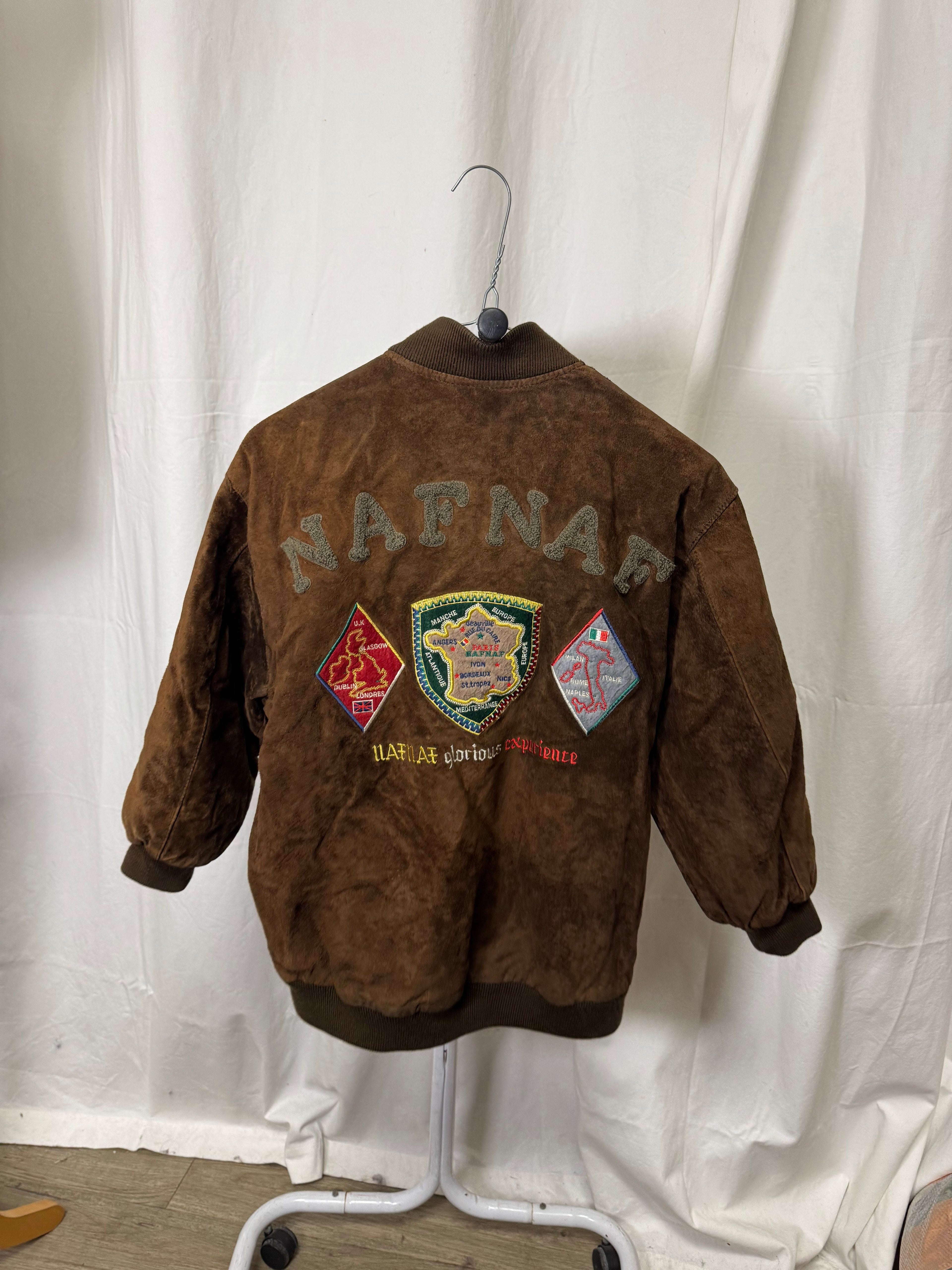 Blouson en cuir Naf Naf