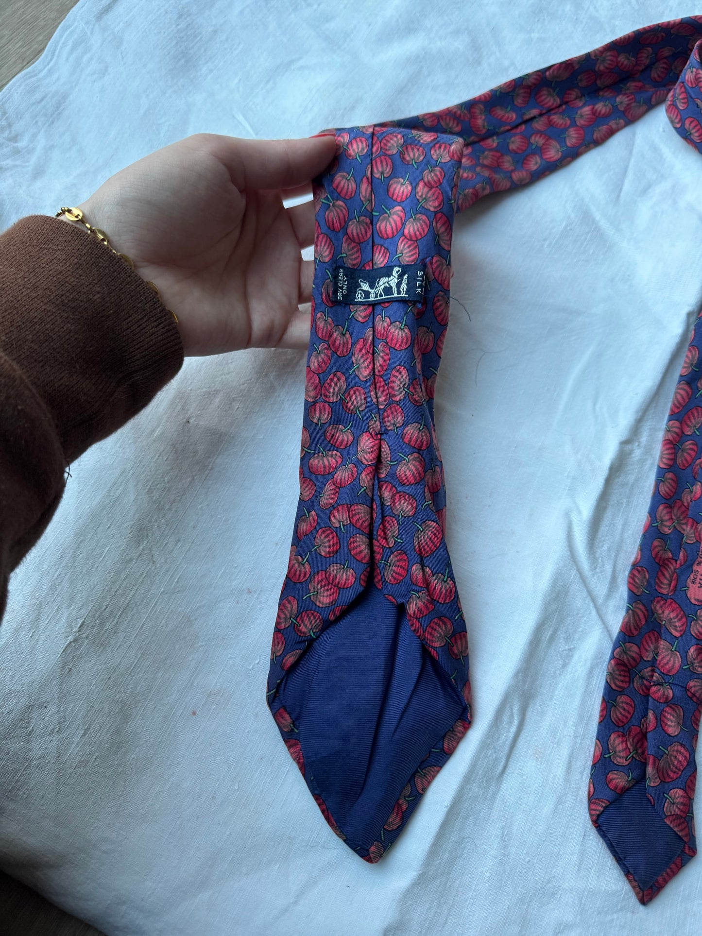Cravate en soie Hermès