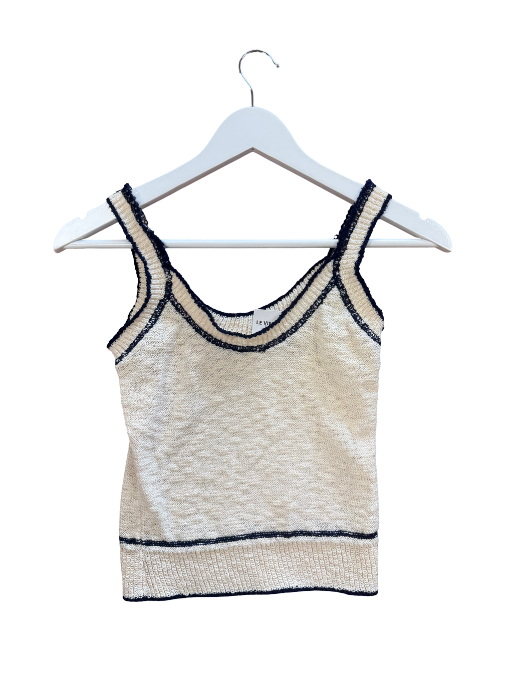 Débardeur beige 70s